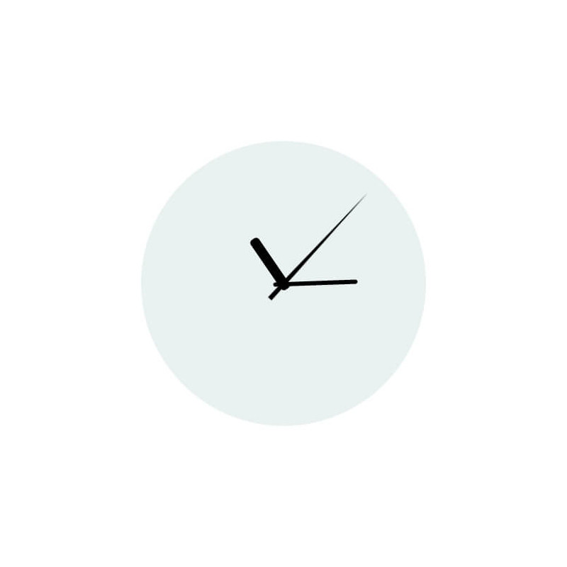 Horloge murale en verre diamètre 30 cm