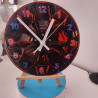 Horloge murale en verre diamètre 30 cm