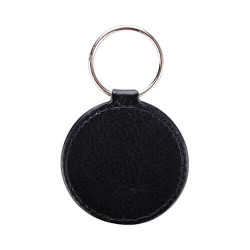 Porte-clé cuir rond