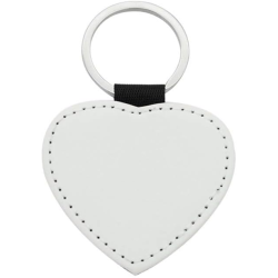 Porte-clé cuir coeur