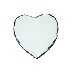 Ardoise à photo en coeur 14x14
