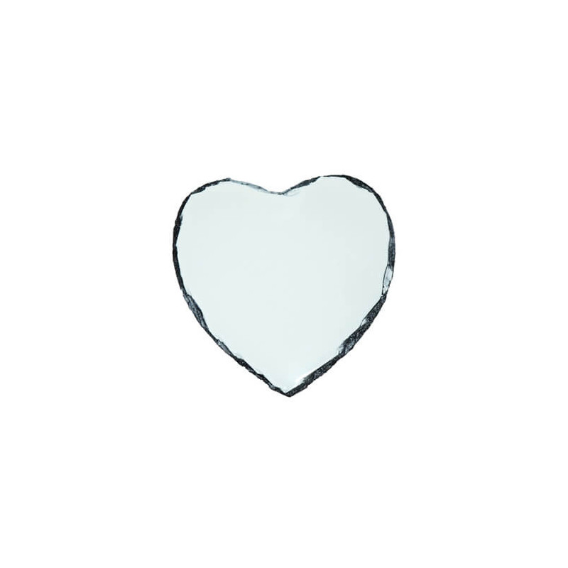 Ardoise à photo en coeur 14x14