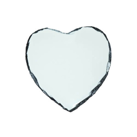 Ardoise à photo en coeur 14x14