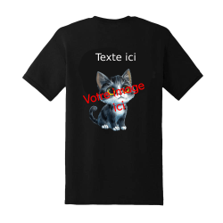 t-shirt image+texte