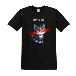 t-shirt image+texte